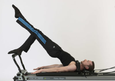 Pelvic Lift One leg Pilates